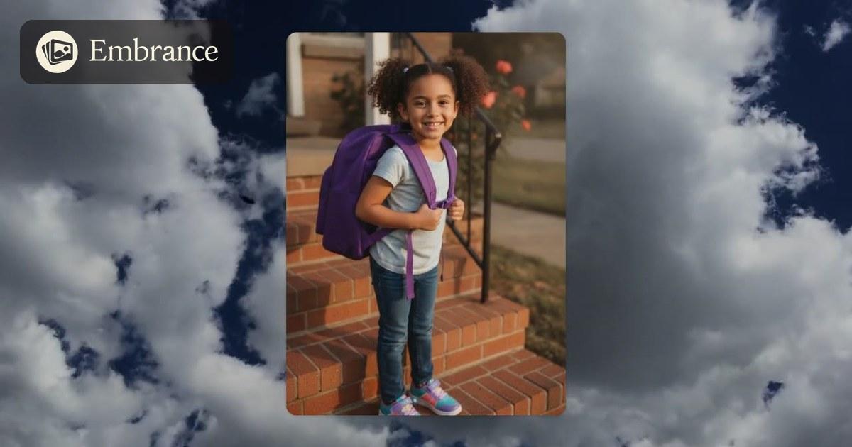 A graduation slideshow, from the first day of school to cap and gown