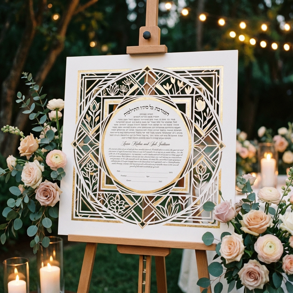 Modern Ketubah Design